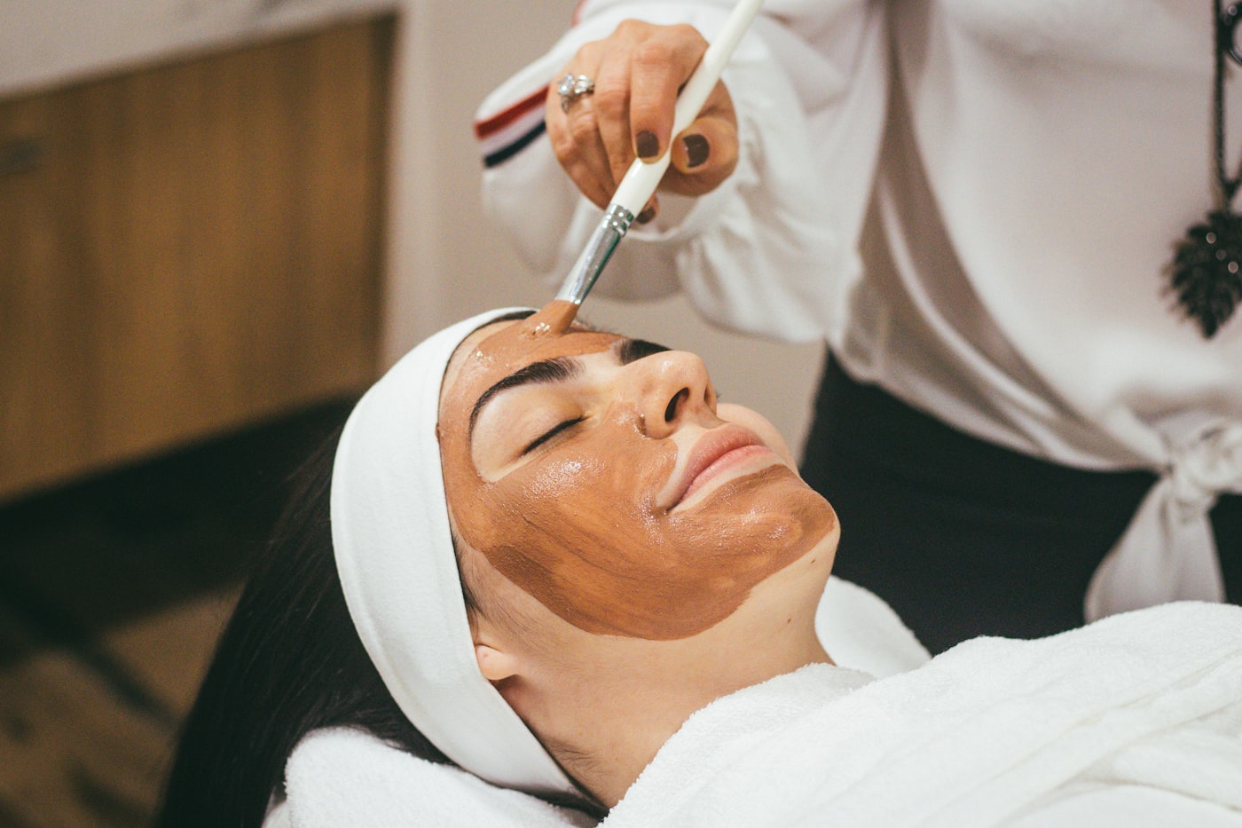 Clinical skincare treatment room